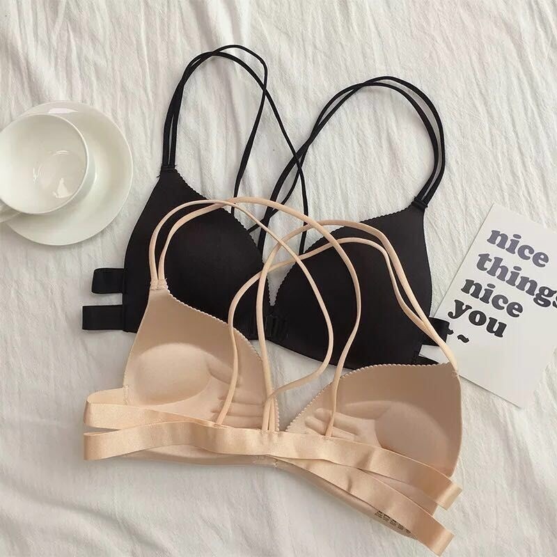 삼각형 컵 버클, 와이어 없는 전면 푸시업 브라, 섹시 - Minimizer Bra Women 리뷰 및 가격