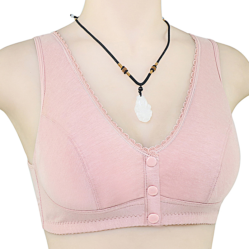 여성용 풀 커버리지 앞면 잠금식 면 소재 브라, 와이어 - Lace Bralette Set 리뷰 및 가격